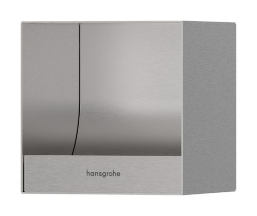 Hansgrohe-HG-XtraStoris-Original-Einbau-Toilettenpapierhalter-150-150-140-Edelstahl-gebuerstet-56065800 gallery number 1